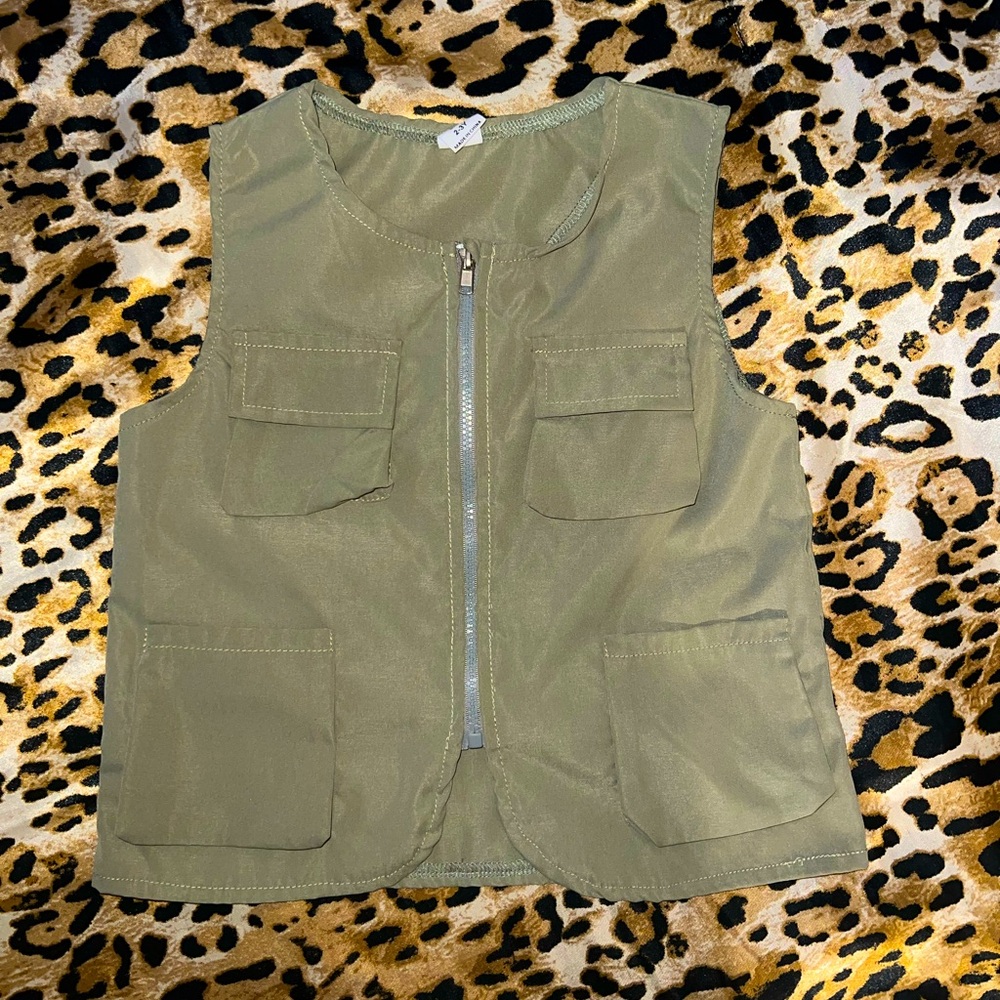 Toddler Zip-Up Fashion Vest